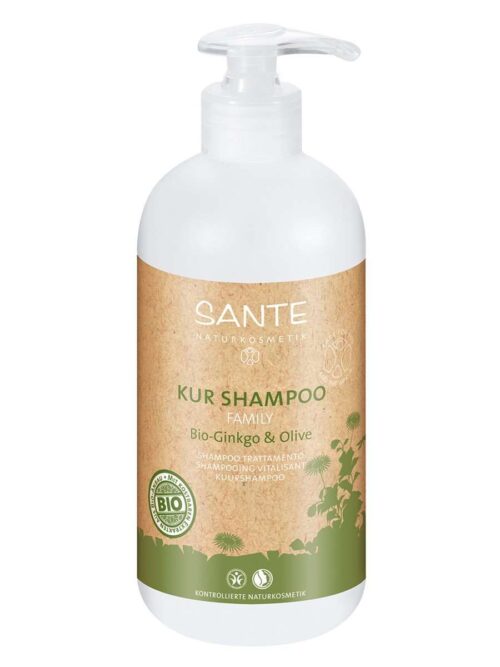 Family bio ginkgo olijf shampoo BDIH 500 ml Sante