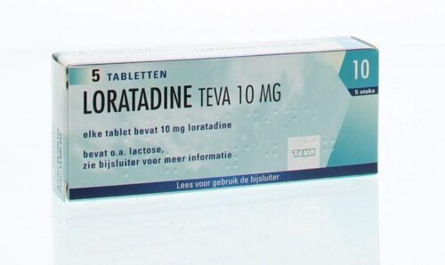 Loratadine 10 mg 5 tabletten Pharmachemie