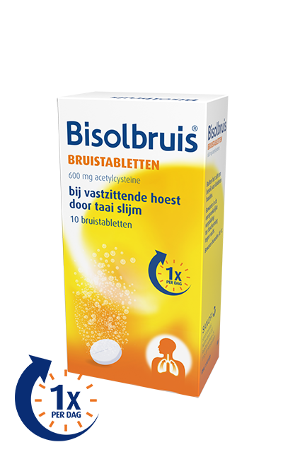 Bisolbruis 600 mg 10 bruistabletten Bisolvon
