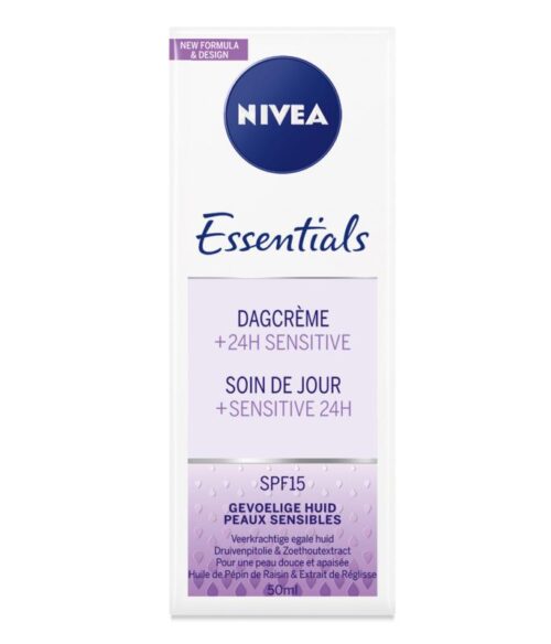Essentials dagcreme sensitive SPF15 50 ml Nivea