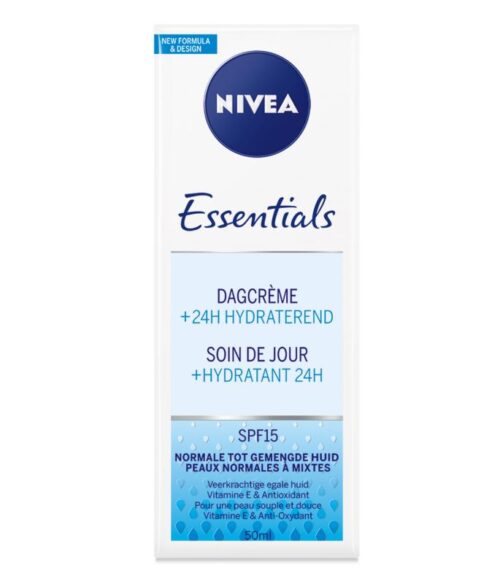 Essentials hydraterende dagcreme SPF15 norm/gem 50 ml Nivea