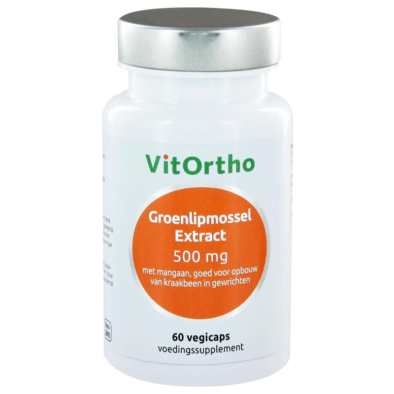 Groenlipmossel extract 500 mg 60 vegi-caps Vitortho