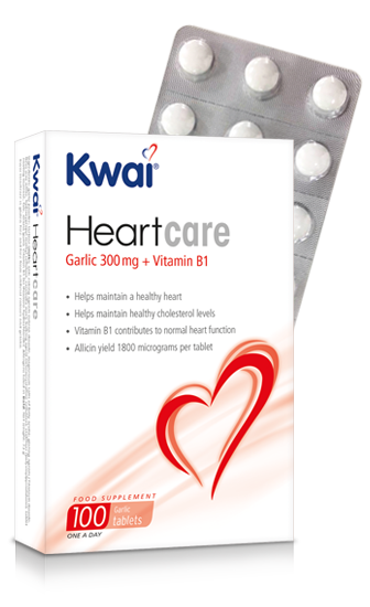 Heartcare knoflook 100 gragees Kwai