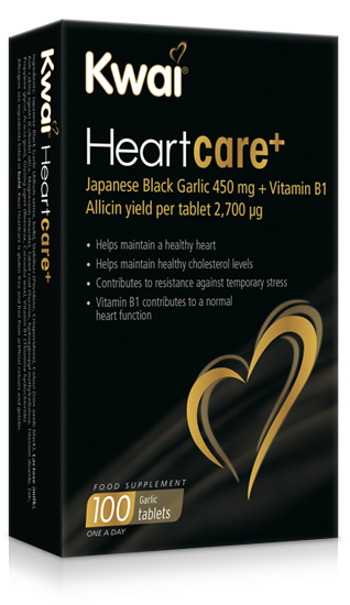 Heartcare zwarte knoflook forte 100 tabletten Kwai