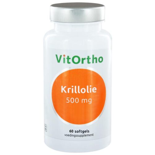Krillolie 500 mg 60 softgels Vitortho