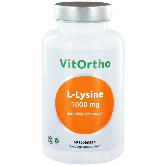 L-lysine 1000 mg 60 tabletten Vitortho