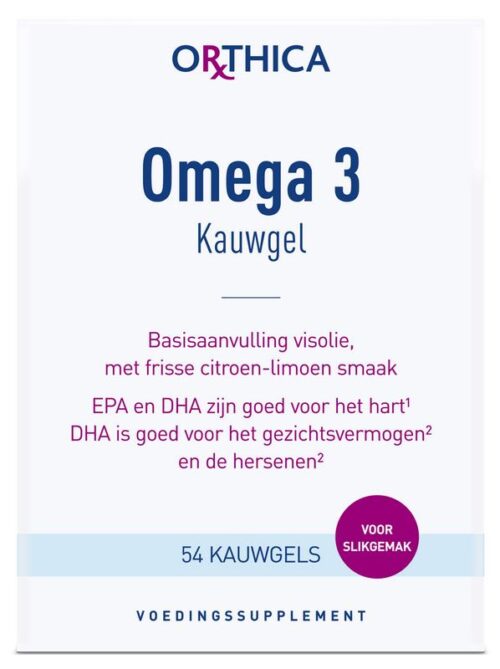 Omega 3 kauwgel 54st Orthica AP