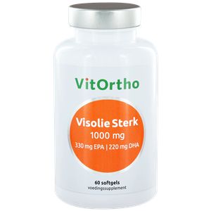 Visolie Sterk 1000 mg 330 mg EPA 220 mg DHA 60 softgels Vitortho