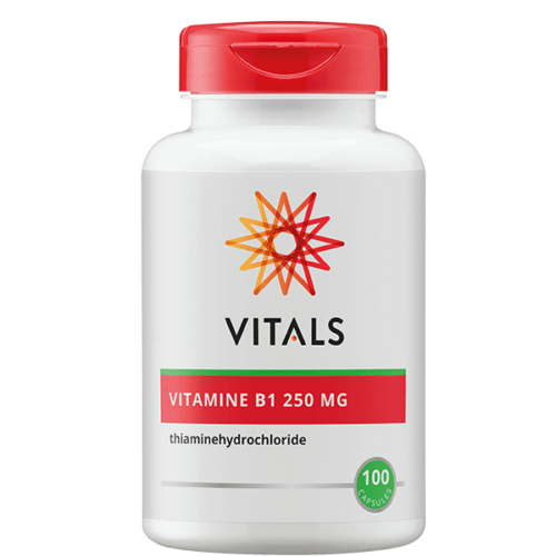 Vitamine B1 thiamine 250 mg 100 capsules Vitals