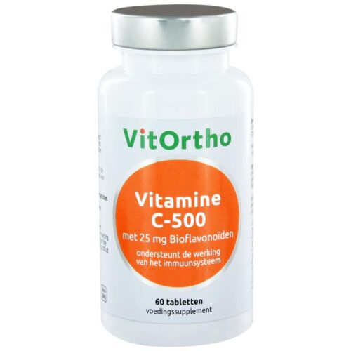 Vitamine C-500 met 25 mg bioflavonoiden 60 tabletten Vitortho