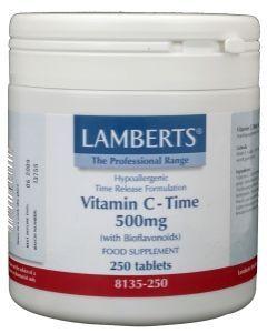 Vitamine C 500 time released & bioflavonoiden 250 tabletten Lamberts