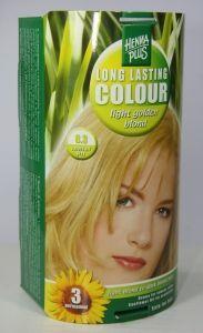 Long lasting colour 8.3 golden blond 100 ml Henna Plus
