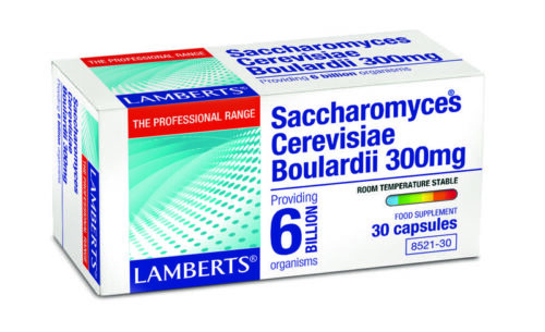 Saccharomyces boulardii 300 mg 30 capsulles Lamberts