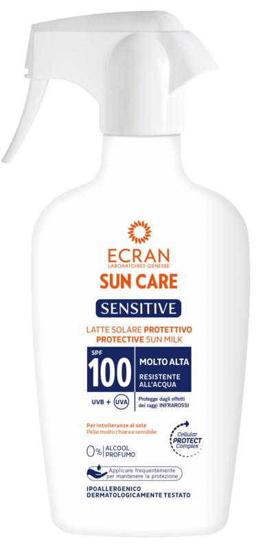 Sun milk sensitive sprayflacon SPF 100 300 ml Ecran