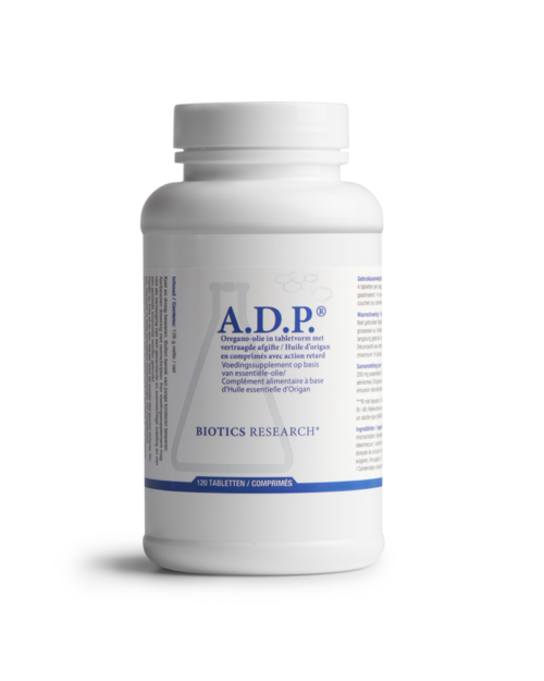 ADP oregano emulsie time released 120 tabletten Biotics