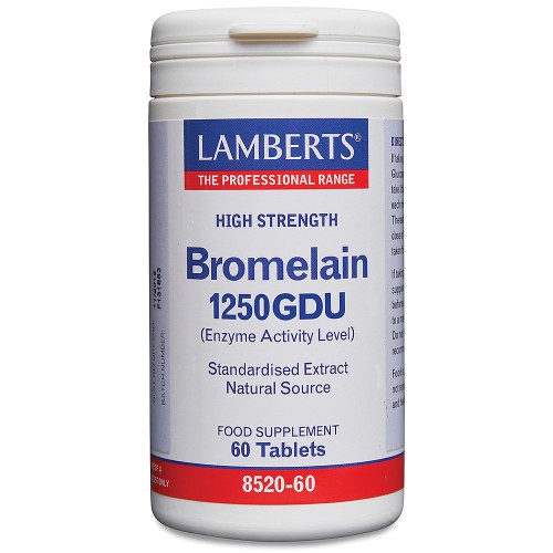 Bromelaine 1250 gdu 60 tabletten Lamberts