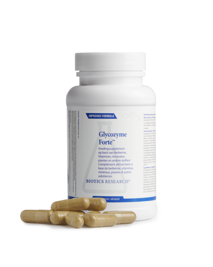 Glycozyme forte 90 capsules Biotics