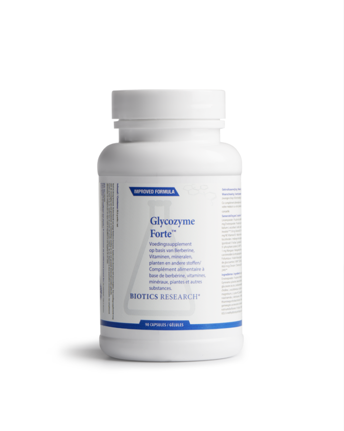 Glycozyme forte 90 capsules Biotics