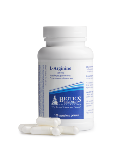 L-Arginine 700 mg 100 capsules Biotics