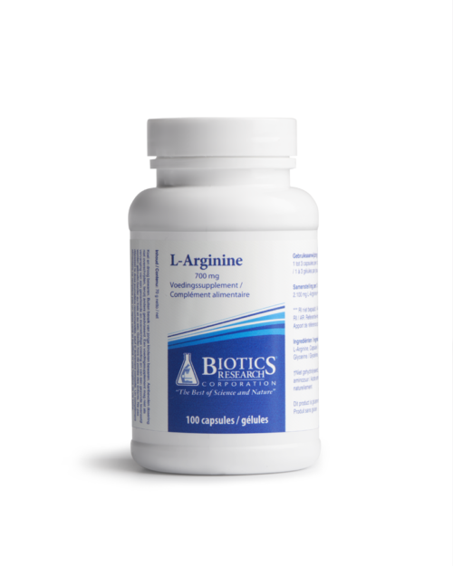 L-Arginine 700 mg 100 capsules Biotics
