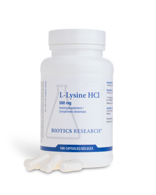 L-Lysine 500 mg 100 capsules Biotics