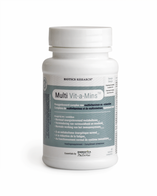 Multi vit a mins 60 tabletten Biotics