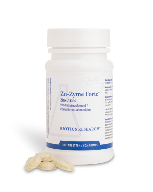 ZN Zyme forte 25 mg 100 tabletten Biotics