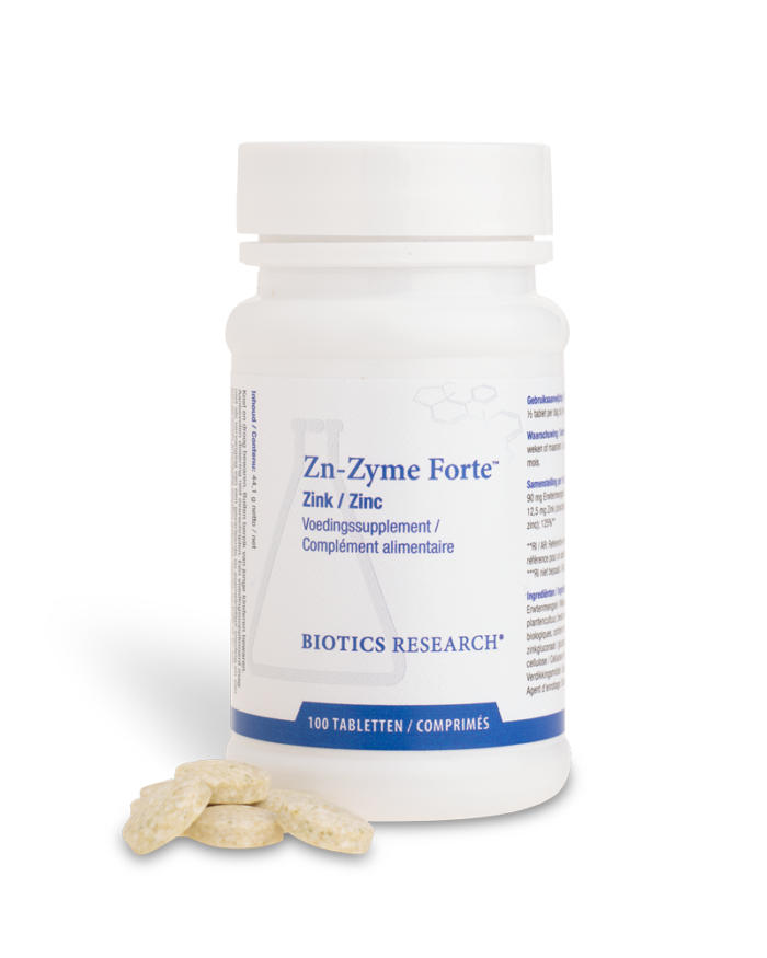 ZN Zyme forte 25 mg 100 tabletten Biotics