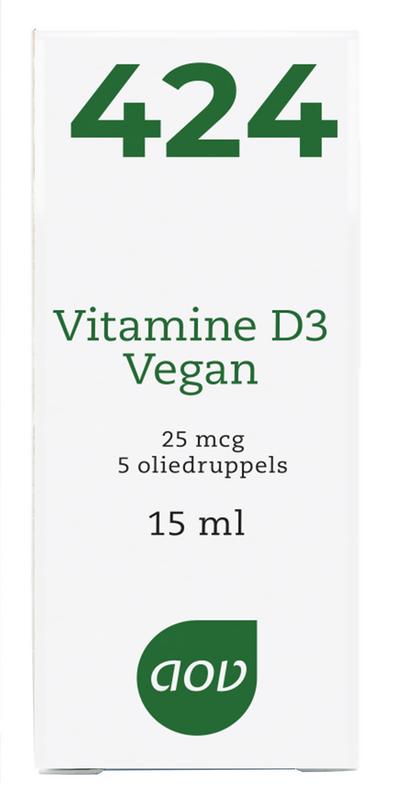 424 Vitamine D3 25 mcg vegan 15ml AOV
