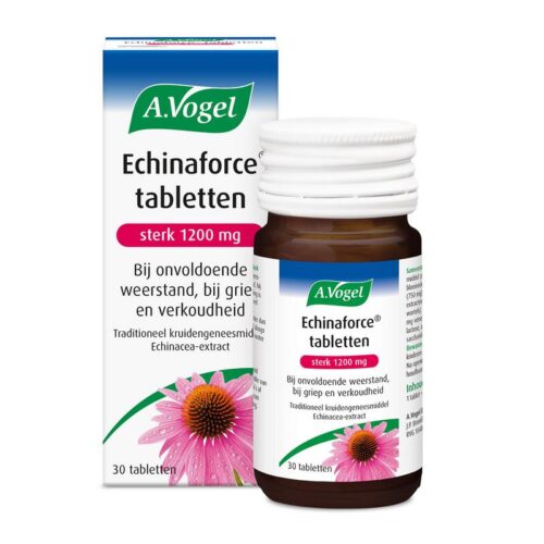 Echinaforce sterk 1200 mg 30 tabletten Vogel