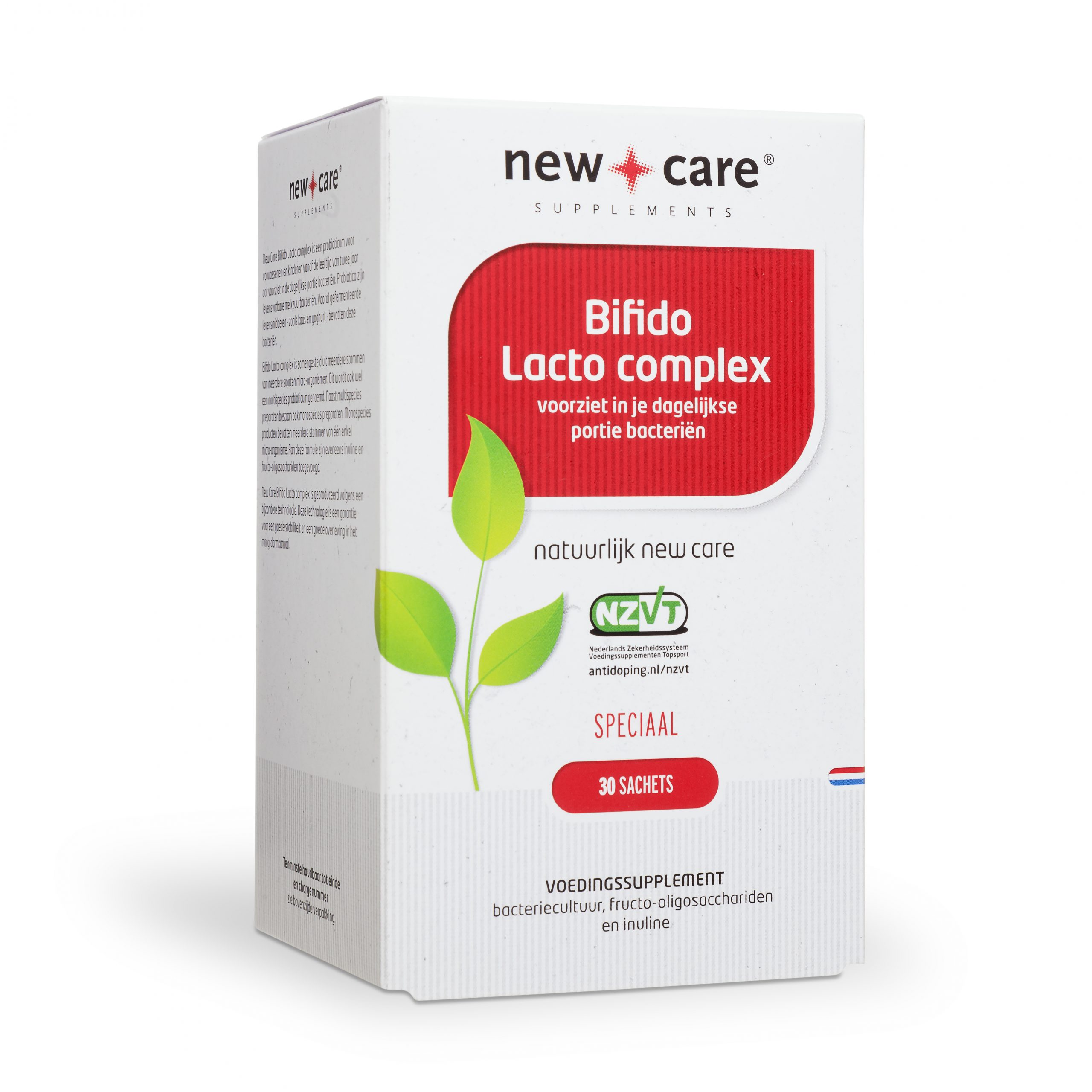 Voorverkoop ondersteuning kiezen Bifido Lacto complex 30 sachets New Care ⋆ Bik & Bik NL