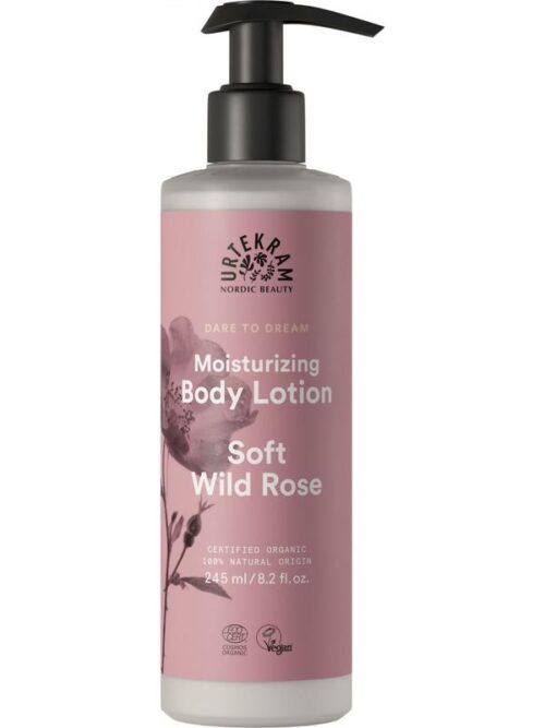 Bodylotion soft wild rose 245 ml Urtekram