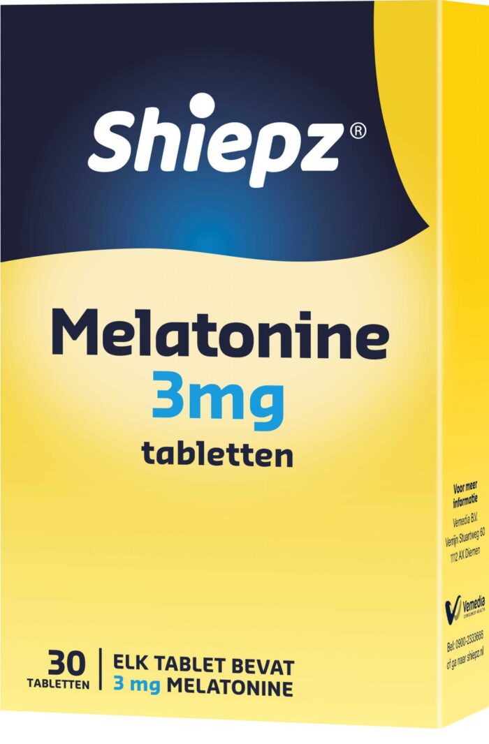 Melatonine 3 mg 30 tabletten Shiepz
