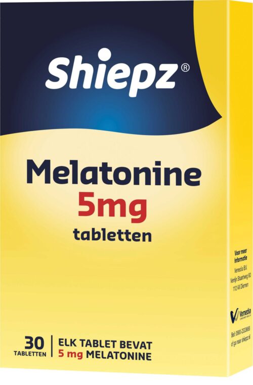 Melatonine 5 mg 30 tabletten Shiepz