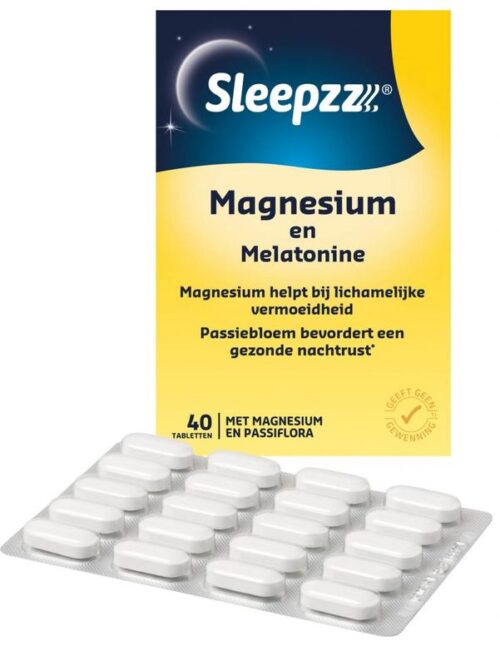 Melatonine magnesium 40 tabletten Sleepzz
