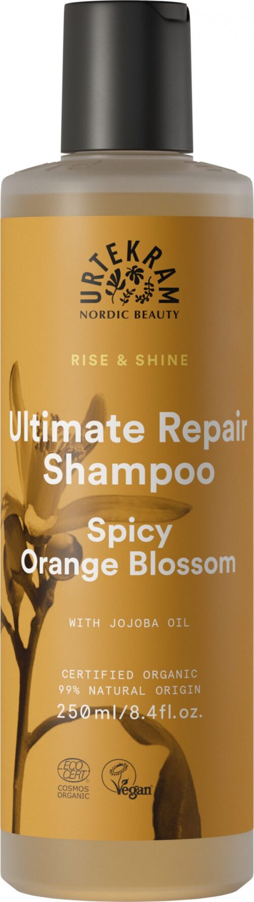 Rise and shine spicy orange shampoo 250 ml Urtekram