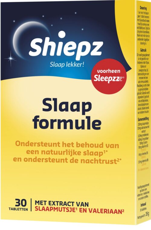 Slaap formule 30 tabletten Shiepz