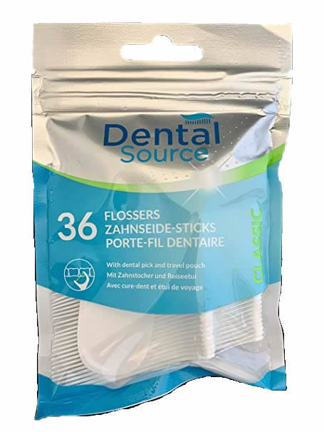 Floss stick met tandenstoker 36 stuks Dental Source