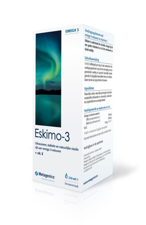 Eskimo 3 vloeibaar limoen 210 ml Metagenics