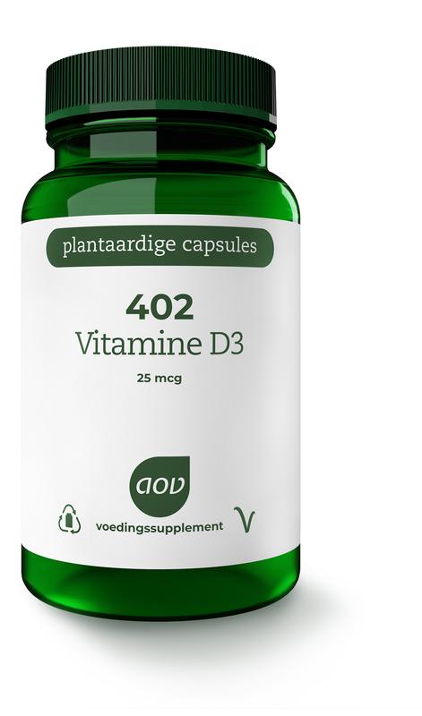 402 Vitamine D3 25 mcg 60 capsules AOV