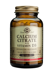 Calcium Citrate with Vitamin D-3 60 stuks Solgar