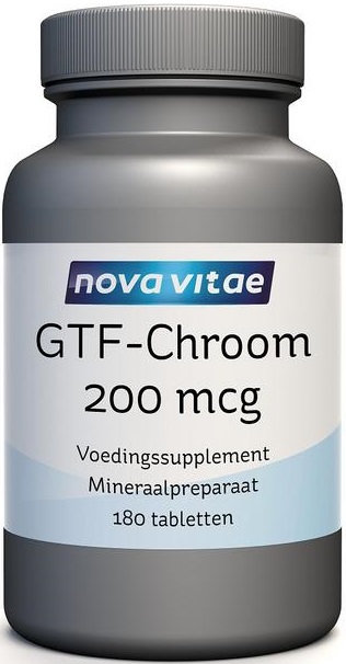 GTF Chroom (chromium) 180 tabletten Nova Vitae