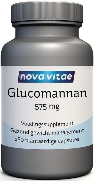 Glucomannan konjac 180 capsules Nova Vitae