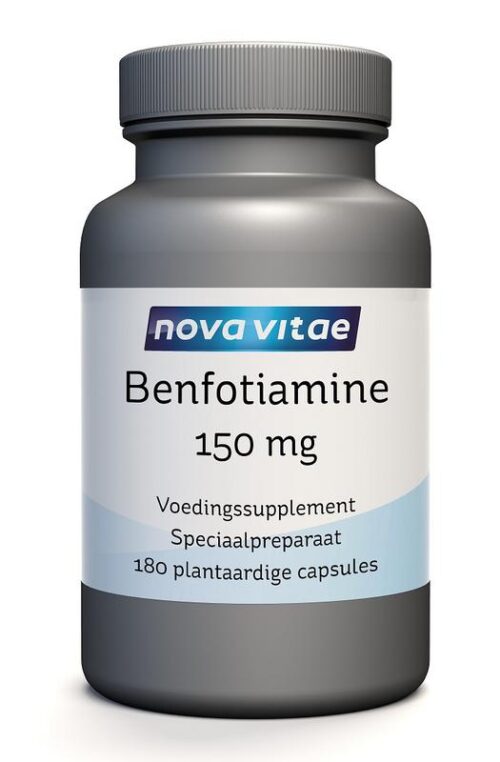 Benfotiamine (Vitamine B1) 150 mg 180 vegi-caps Nova Vitae