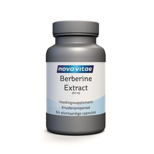 Berberine HCI extract 350 mg 60 vegi-caps Nova Vitae