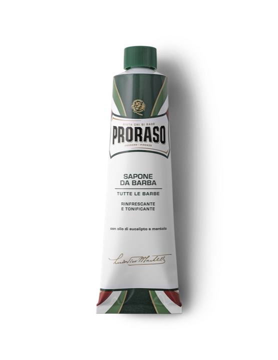Scheercrème eucalyptus/mentho (groen) 150 ml Proraso