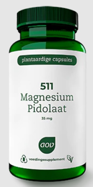 511 Magnesium pidolaat 90 Vegetarische capsules AOV