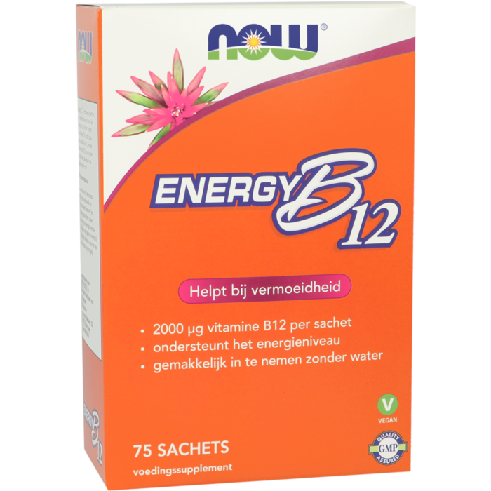 Energy B12 2000 mcg 75 sachets NOW