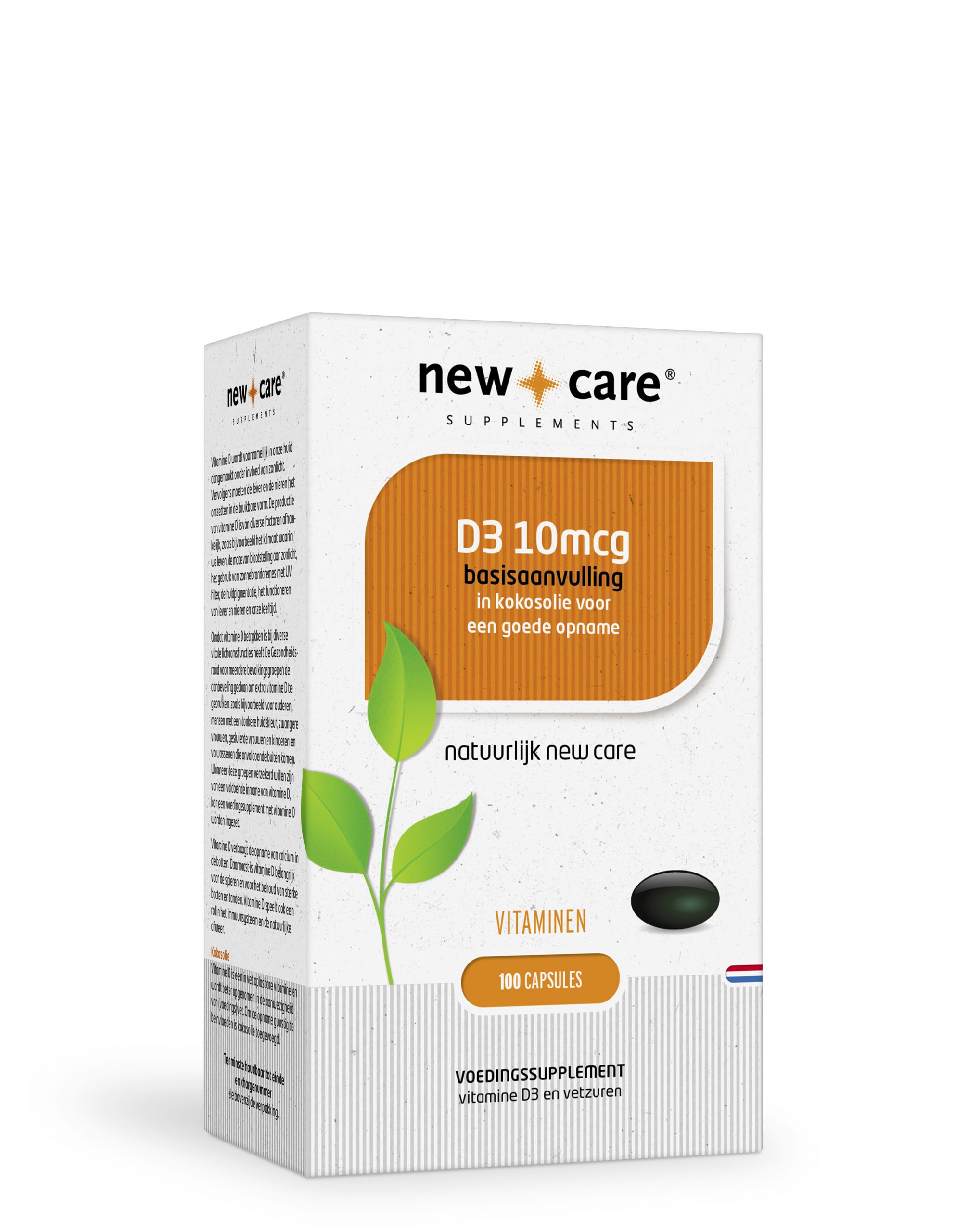 zingen Ontembare Luidruchtig D3 10mcg 100 capsules New Care ⋆ Bik & Bik NL
