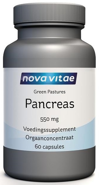 Pancreas concentraat - glandular 60 capsules Nova Vitea